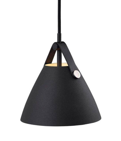 Lampa wisząca Nordlux STRAP czarna rozmiar 16 cm