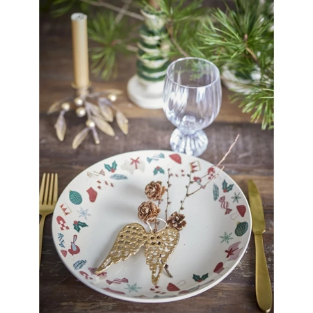 Yule Serving Plate, Nature, Stoneware