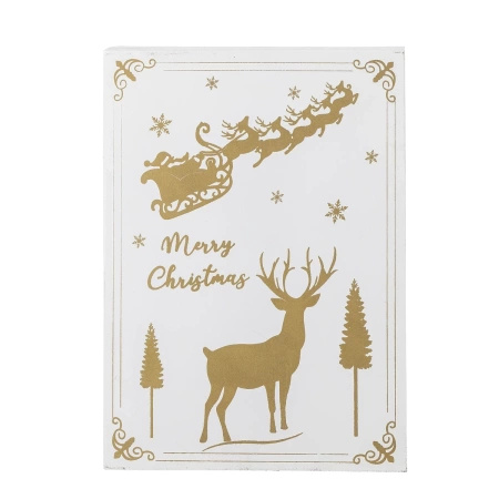 Kalendarz adwentowy Bloomingville ELIMAR biały