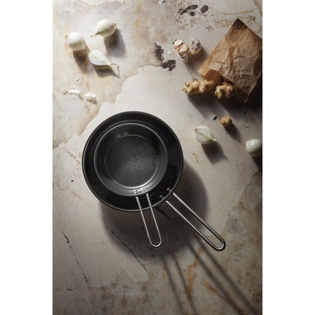 Patelnia z powłoką ceramiczną Slip-Let® Eva Trio STAINLESS STEEL srebrna Ø24 cm