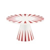 ALESSI Cake stand in porcelain. Hand-decorated.