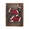 Monty Ornament, Brown, Wool
