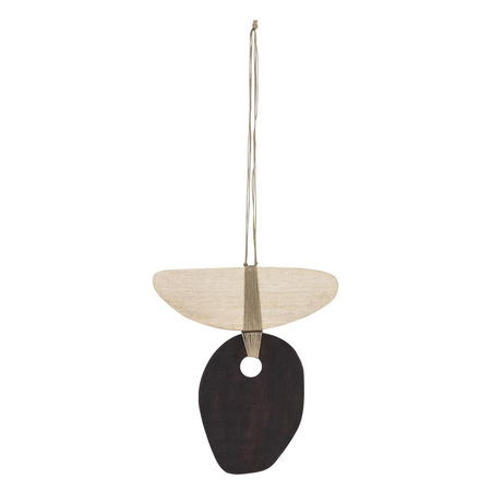 Yoki Wall Decor, Brown, Oak