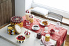 Set of three ALESSI Circus multi-colored containers