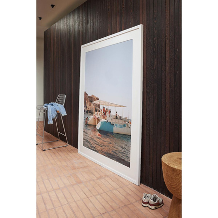 Metal wire bar stool silver