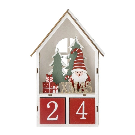 Edmund Calendar, Red, Plywood