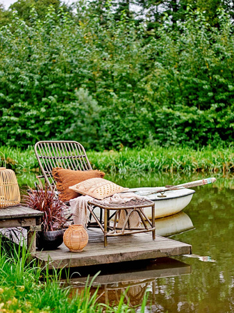 BLOOMINGVILLE DIONE Deckchair Brown