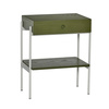 Stolik nocny Hübsch NOIR zielony