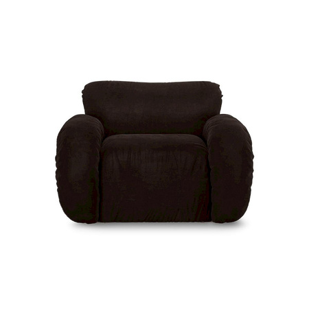 Arc lounge fauteuil, frame ash, royal velvet, espresso