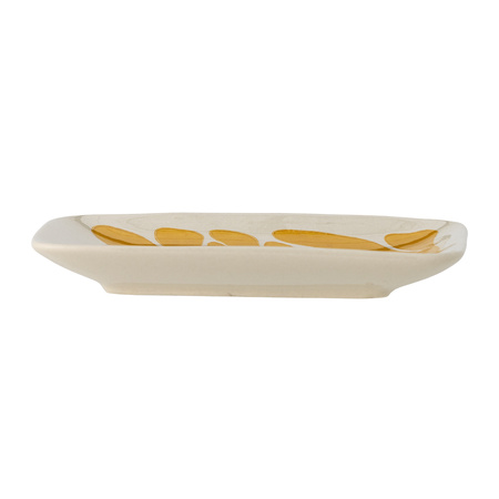Fauni Plate, Yellow, Stoneware
