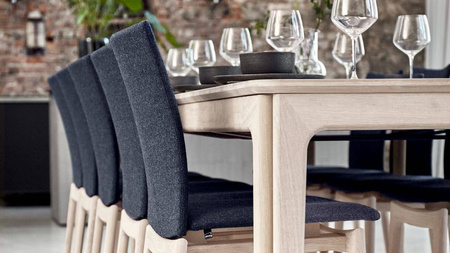 Dining table #27 SKOVBY natural black