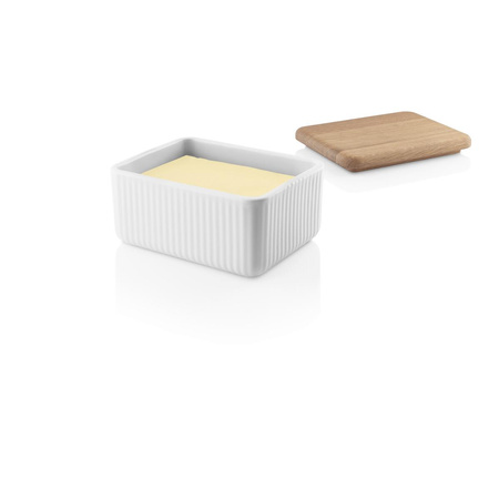 Legio Nova Butter dish with oak lid