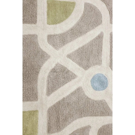 Dywan bawełniany Lorena Canals ECO CITY beżowy 170 x 120 cm