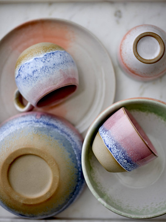 Paula Bowl, Rose, Stoneware