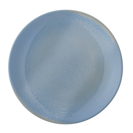 Safie Plate, Blue, Stoneware