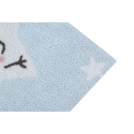 Dywan bawełniany Lorena Canals STARS niebieski 120 x 160 cm