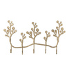 Padova Coat Rack, Brass, Metal