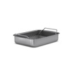 Professional roasting pan with rack 26x19 cm ceramic Slip-Let® coating