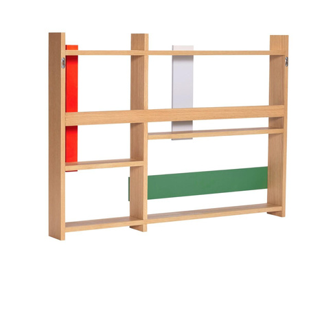 Półka ścienna/Uchwyt na czasopisma Hübsch ARKI zielona