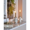 Faella Votive & Candle Holder, White, Stoneware