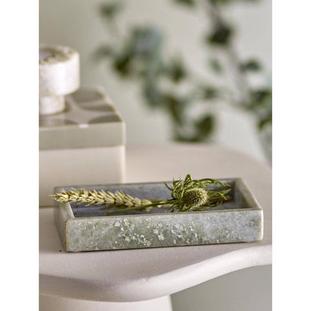 Majsa Tray, Green, Marble