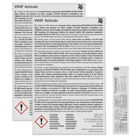 Zestaw do odkamieniania ekspresów automatycznych WMF DEEP BLACK biały