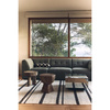 Arched wooden stool