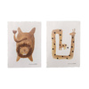 BLOOMINGVILLE FRITZA Orange Wall Decoration Set