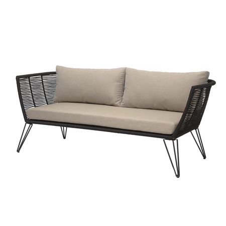 Sofa ogrodowa Bloomingville Mundo czarna