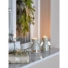 Faella Votive & Candle Holder, White, Stoneware