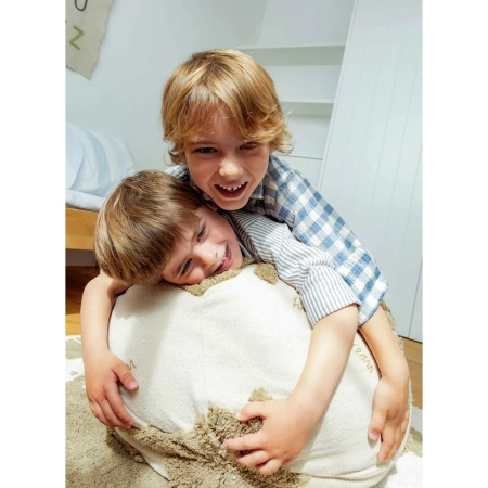 Puf Lorena Canals RUGCYCLED beżowy