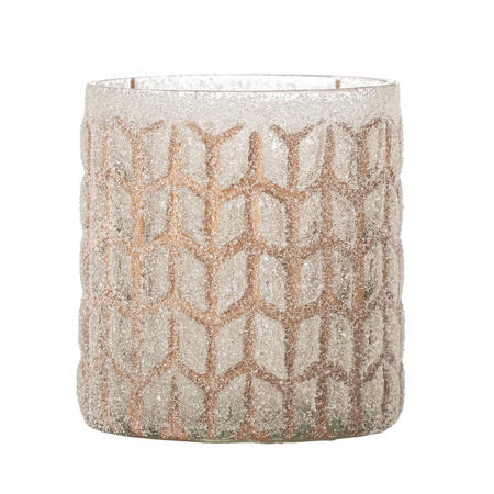 Esther Votive, Rose, Recycled Glass