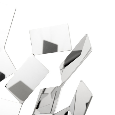 ALESSI Stanza Dello Scirocco steel basket large silver