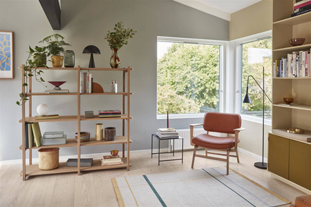 Double shelf HÜBSCH MASON natural size L