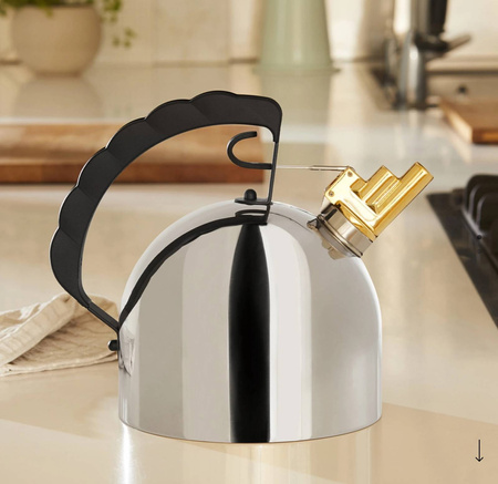 Kettle with brass whistle ALESSI 9091