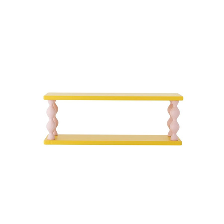 Bibiola Shelf, Yellow, MDF