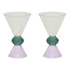 wine glass Ayo, pink