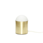 HÜBSCH SCULPTURE table lamp brass white