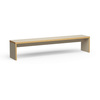 Ławka HKLIVING SIMPLY beżowa rozmiar 220 cm