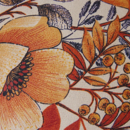 Poduszka hkliving BOTANIC czerwona rozmiar 60x35 cm