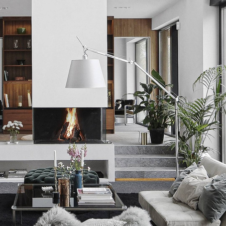 ARTEMIDE Tolomeo Mega 42 cm silver floor lamp