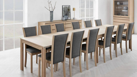 Dining table #24 SKOVBY brown