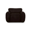 Arc lounge fauteuil, frame ash, royal velvet, espresso