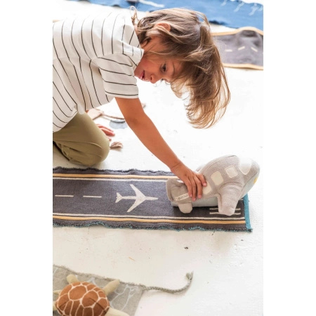 Zabawka bawełniana Lorena Canals RIDE&ROLL niebieska