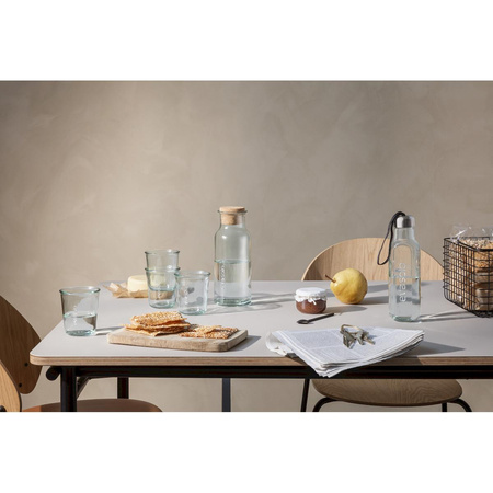 Recycled carafe w/cork 1.0 l