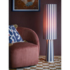 Emmie Floor Lamp, Blue, Polyester