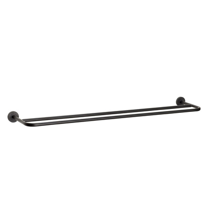 HÜBSCH PIPE black towel holder