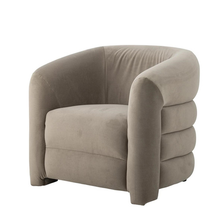 Joel Lounge Chair, Grey, Polyester