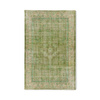 Wool knotted rug green (200x300)