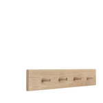 Coat hanger 4 hooks HÜBSCH FOLK natural